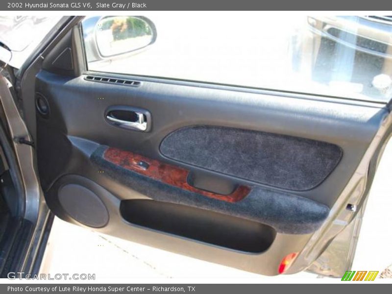 Slate Gray / Black 2002 Hyundai Sonata GLS V6