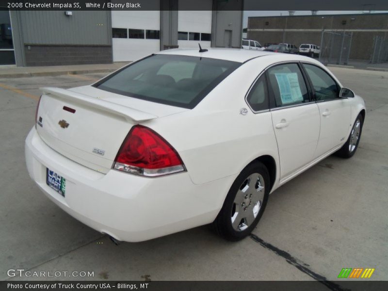 White / Ebony Black 2008 Chevrolet Impala SS