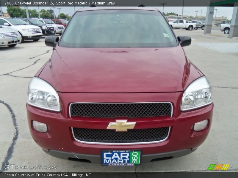 Sport Red Metallic / Medium Gray 2005 Chevrolet Uplander LS