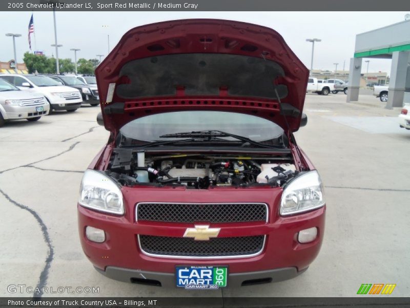 Sport Red Metallic / Medium Gray 2005 Chevrolet Uplander LS