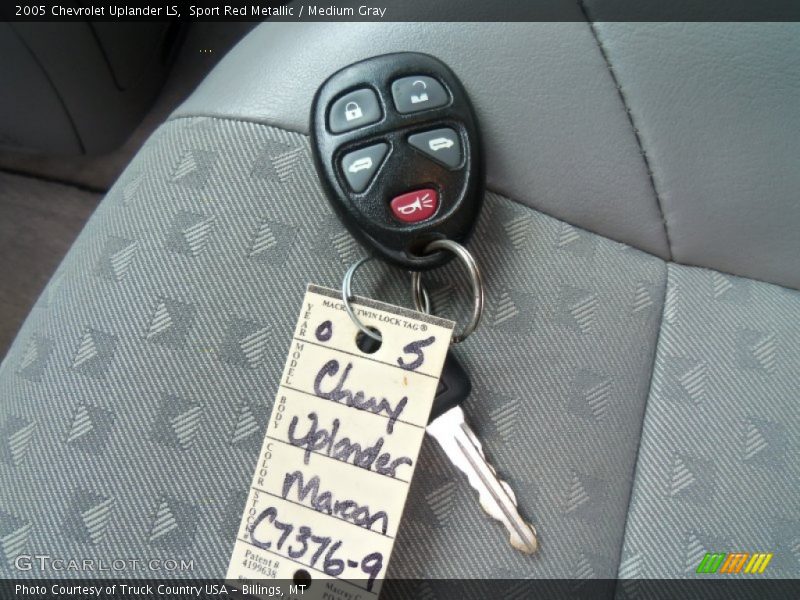 Sport Red Metallic / Medium Gray 2005 Chevrolet Uplander LS