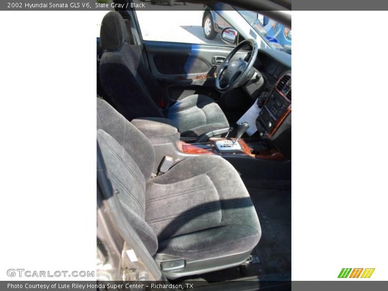 Slate Gray / Black 2002 Hyundai Sonata GLS V6