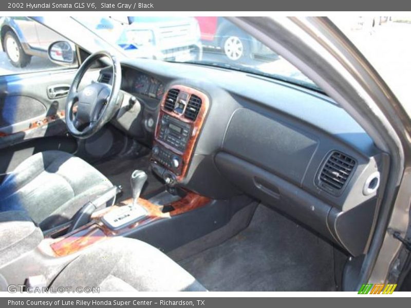 Slate Gray / Black 2002 Hyundai Sonata GLS V6