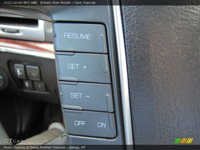 Brilliant Silver Metallic / Dark Charcoal 2010 Lincoln MKZ AWD