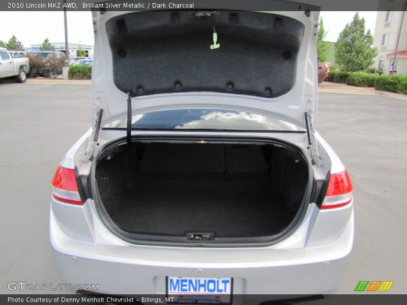 Brilliant Silver Metallic / Dark Charcoal 2010 Lincoln MKZ AWD