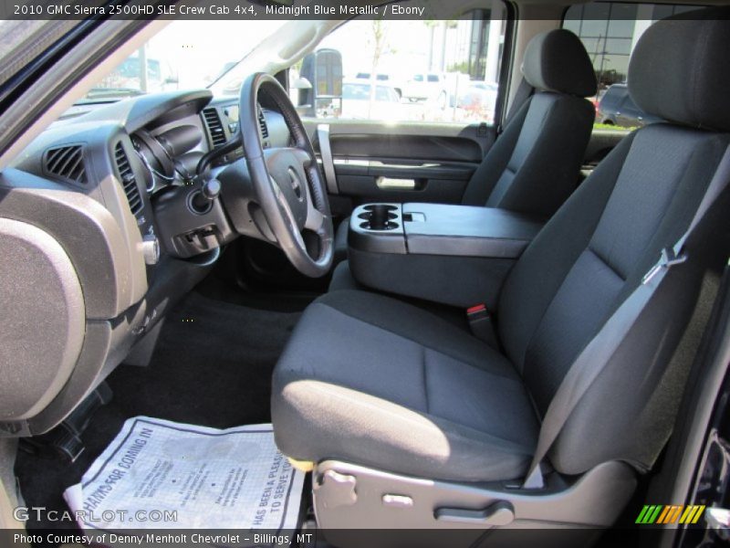 Midnight Blue Metallic / Ebony 2010 GMC Sierra 2500HD SLE Crew Cab 4x4