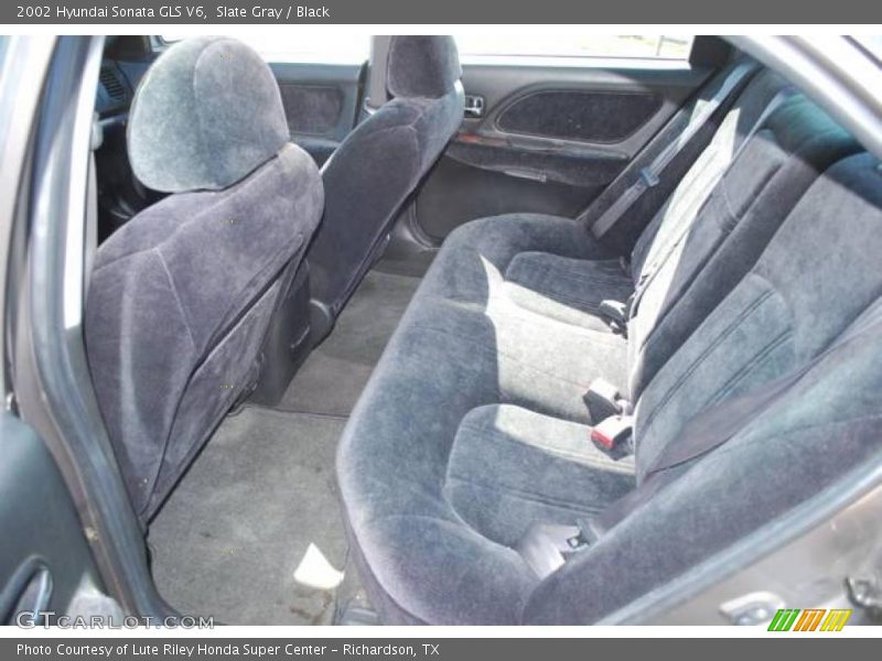 Slate Gray / Black 2002 Hyundai Sonata GLS V6