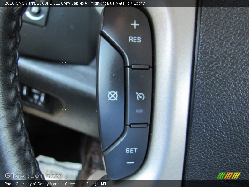 Midnight Blue Metallic / Ebony 2010 GMC Sierra 2500HD SLE Crew Cab 4x4