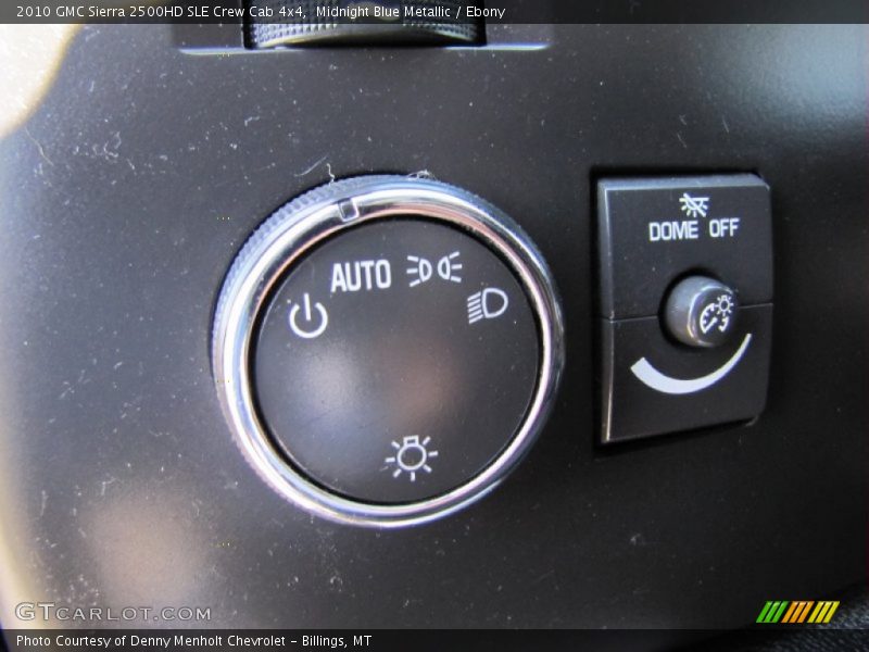 Midnight Blue Metallic / Ebony 2010 GMC Sierra 2500HD SLE Crew Cab 4x4