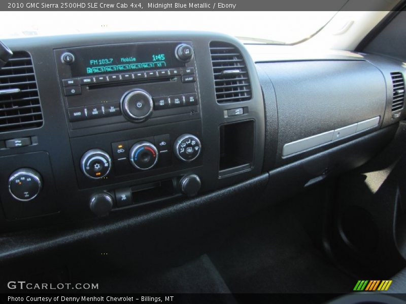 Midnight Blue Metallic / Ebony 2010 GMC Sierra 2500HD SLE Crew Cab 4x4