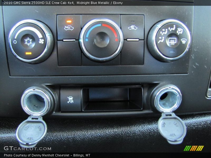 Midnight Blue Metallic / Ebony 2010 GMC Sierra 2500HD SLE Crew Cab 4x4
