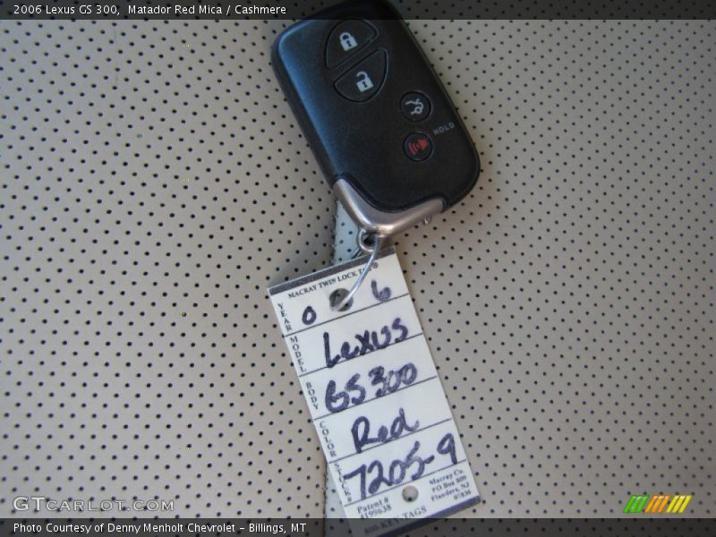 Matador Red Mica / Cashmere 2006 Lexus GS 300
