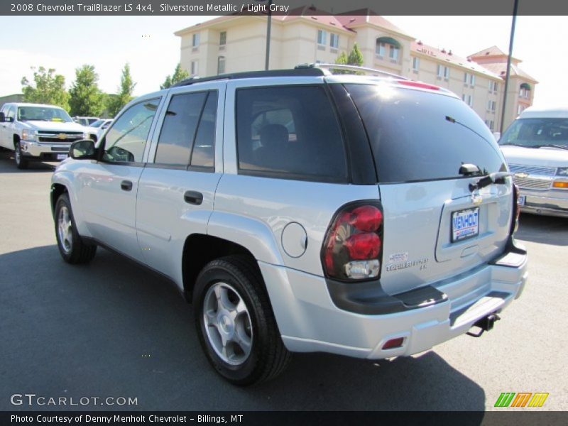Silverstone Metallic / Light Gray 2008 Chevrolet TrailBlazer LS 4x4