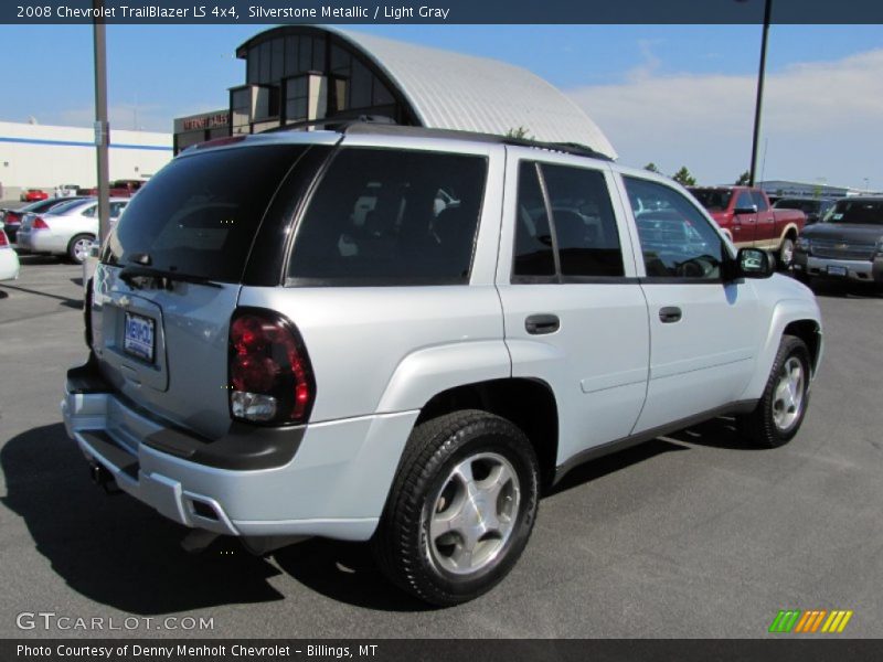 Silverstone Metallic / Light Gray 2008 Chevrolet TrailBlazer LS 4x4