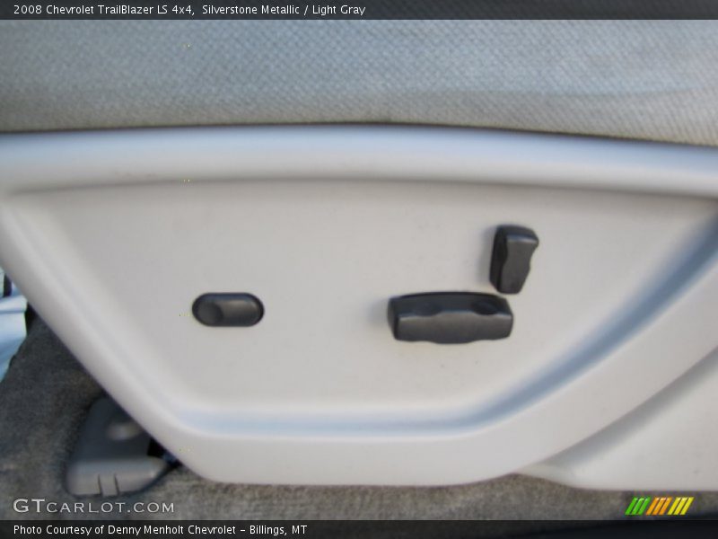Silverstone Metallic / Light Gray 2008 Chevrolet TrailBlazer LS 4x4