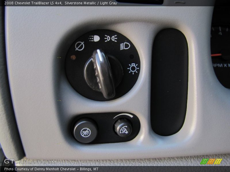 Silverstone Metallic / Light Gray 2008 Chevrolet TrailBlazer LS 4x4