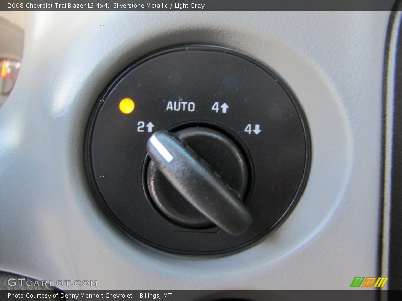 Silverstone Metallic / Light Gray 2008 Chevrolet TrailBlazer LS 4x4