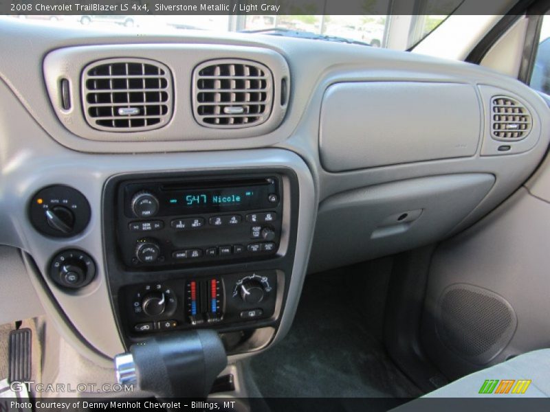 Silverstone Metallic / Light Gray 2008 Chevrolet TrailBlazer LS 4x4