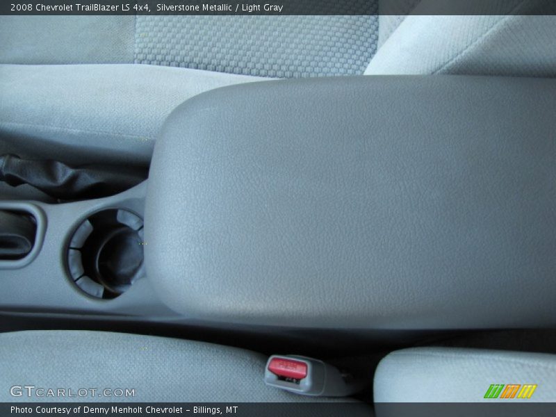 Silverstone Metallic / Light Gray 2008 Chevrolet TrailBlazer LS 4x4