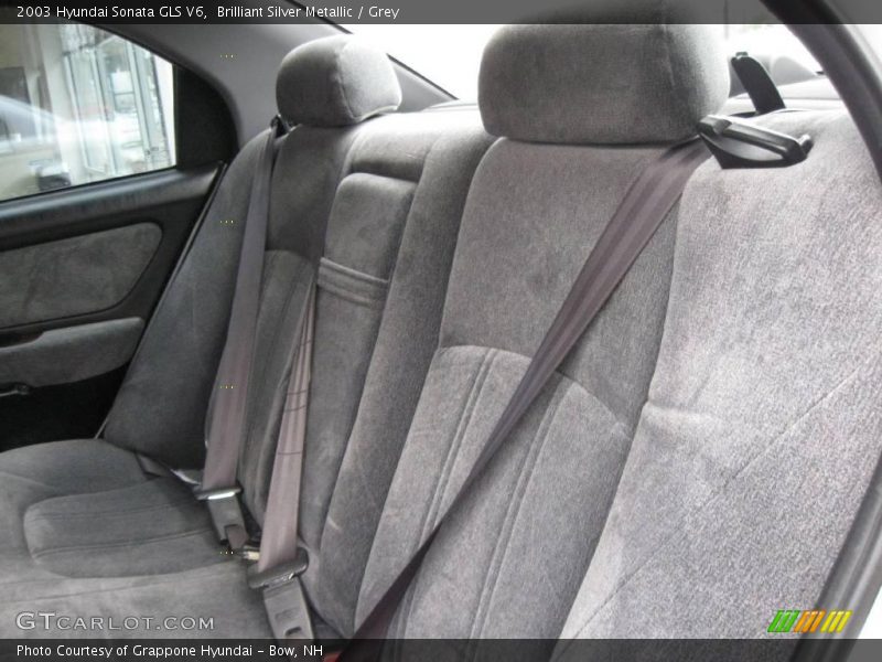 Brilliant Silver Metallic / Grey 2003 Hyundai Sonata GLS V6