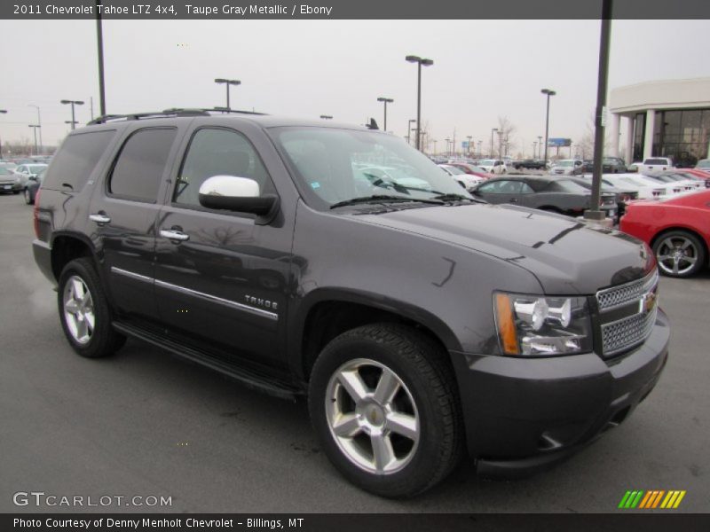 Taupe Gray Metallic / Ebony 2011 Chevrolet Tahoe LTZ 4x4