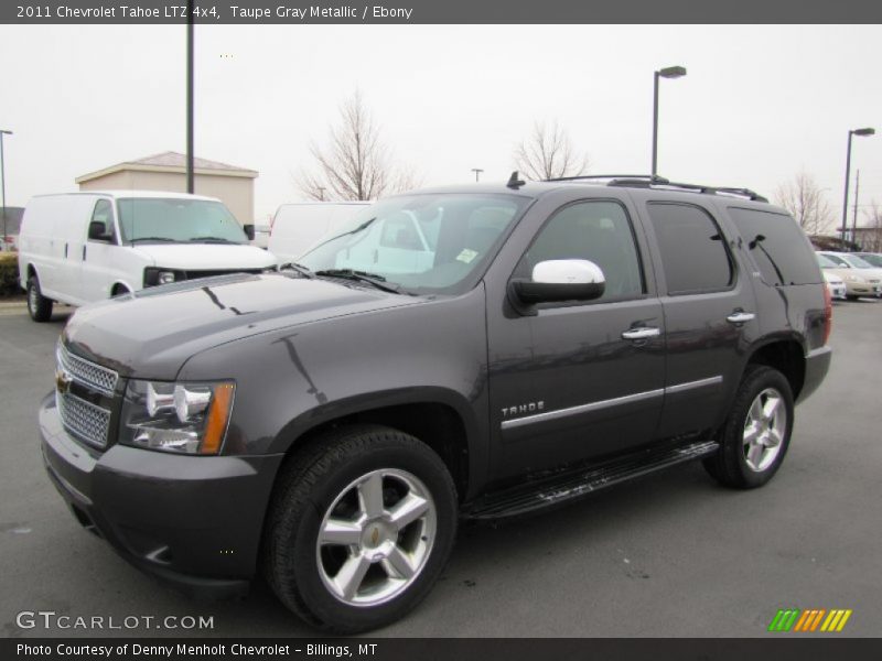 Taupe Gray Metallic / Ebony 2011 Chevrolet Tahoe LTZ 4x4