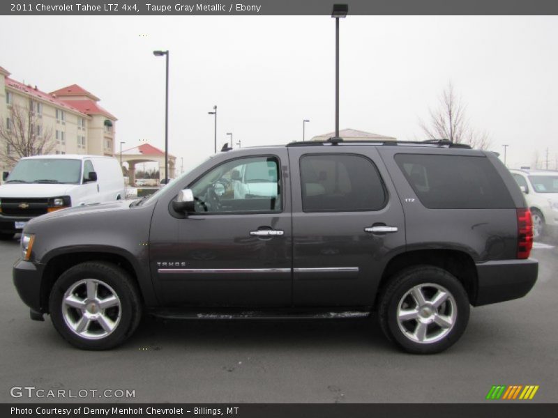 Taupe Gray Metallic / Ebony 2011 Chevrolet Tahoe LTZ 4x4