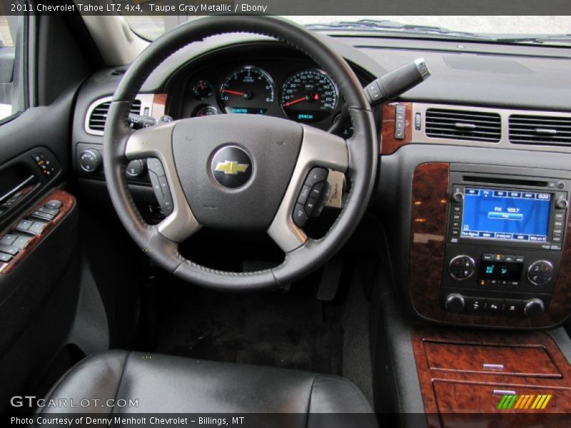 Taupe Gray Metallic / Ebony 2011 Chevrolet Tahoe LTZ 4x4