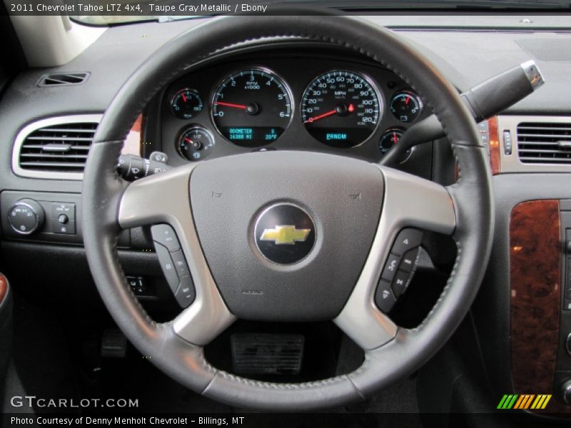 Taupe Gray Metallic / Ebony 2011 Chevrolet Tahoe LTZ 4x4