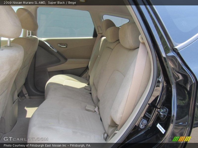 Super Black / Beige 2009 Nissan Murano SL AWD