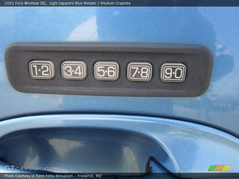 Light Sapphire Blue Metallic / Medium Graphite 2001 Ford Windstar SEL