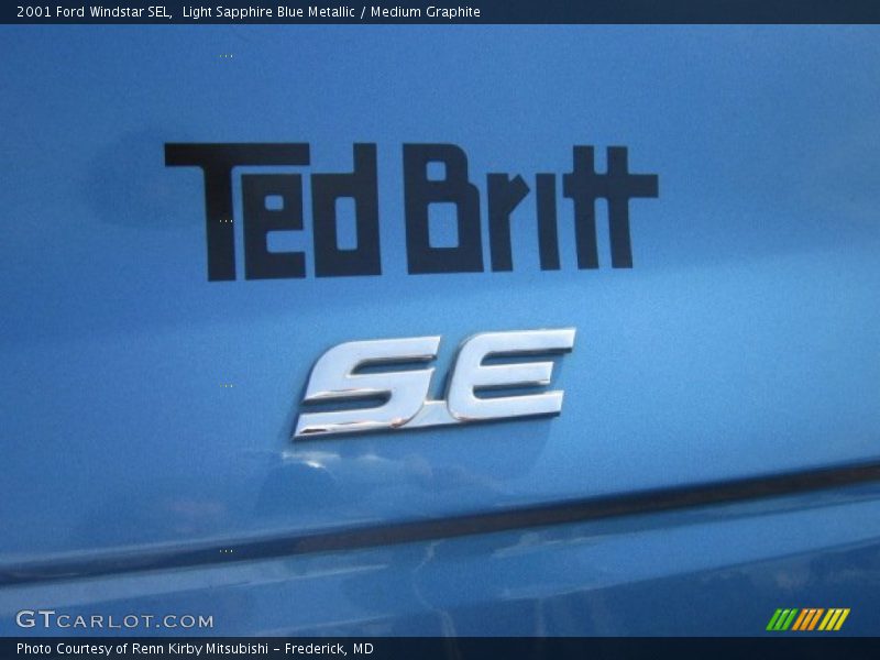 Light Sapphire Blue Metallic / Medium Graphite 2001 Ford Windstar SEL