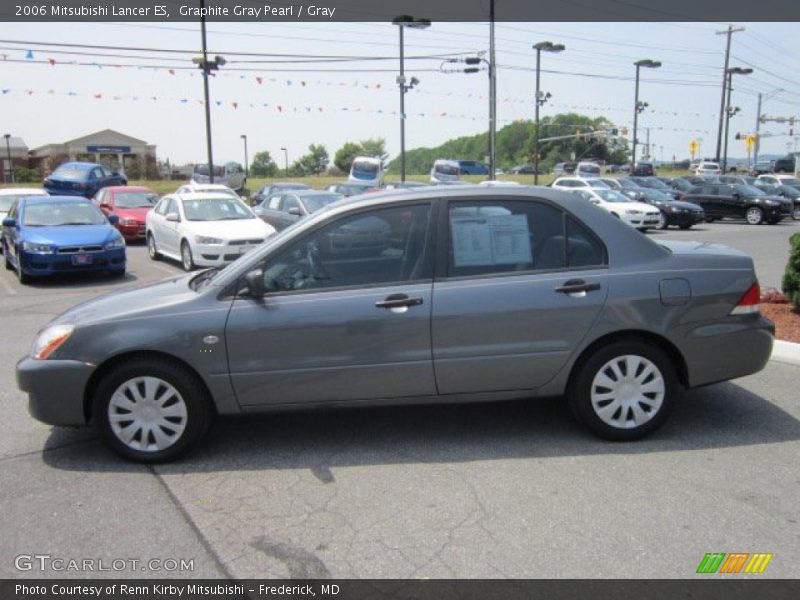 Graphite Gray Pearl / Gray 2006 Mitsubishi Lancer ES