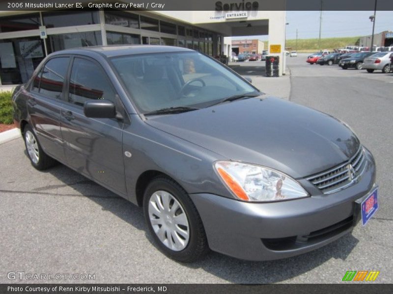 Graphite Gray Pearl / Gray 2006 Mitsubishi Lancer ES