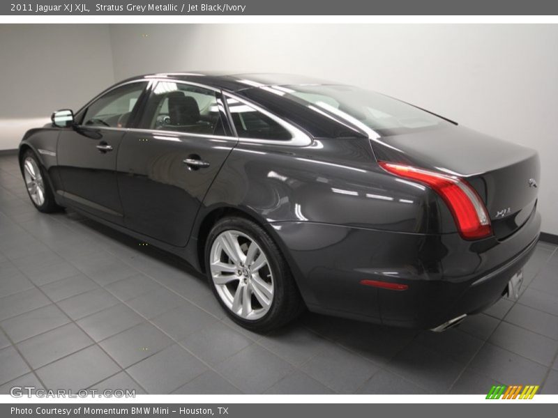 Stratus Grey Metallic / Jet Black/Ivory 2011 Jaguar XJ XJL