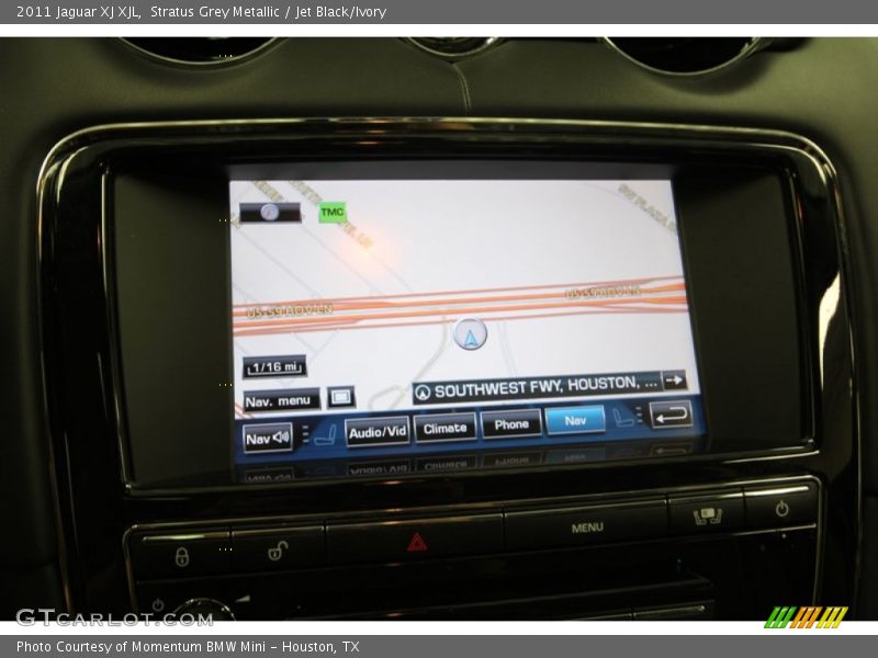 Stratus Grey Metallic / Jet Black/Ivory 2011 Jaguar XJ XJL