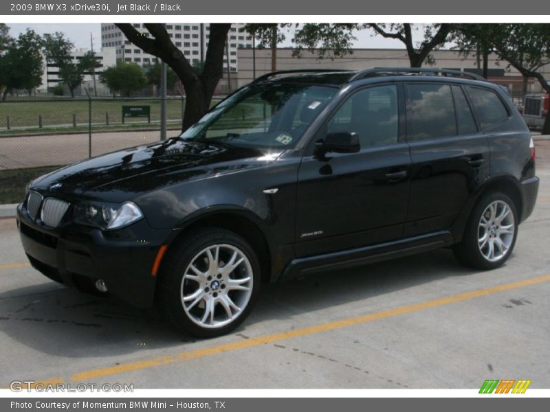 Jet Black / Black 2009 BMW X3 xDrive30i
