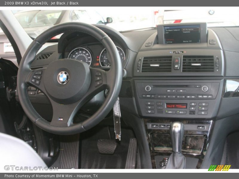 Jet Black / Black 2009 BMW X3 xDrive30i