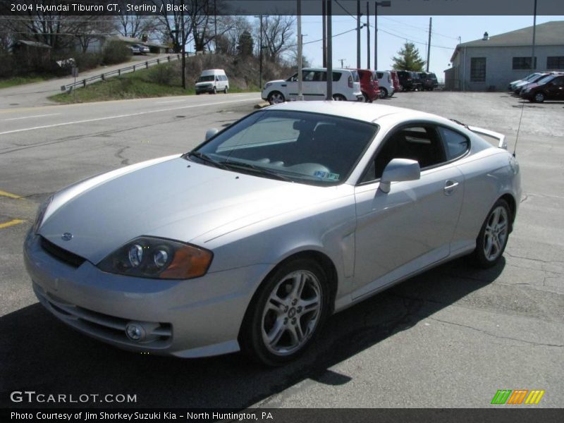 Sterling / Black 2004 Hyundai Tiburon GT