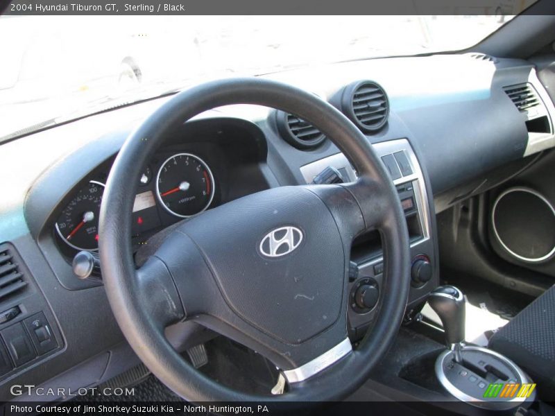 Sterling / Black 2004 Hyundai Tiburon GT