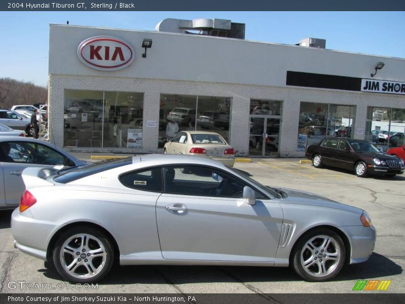 Sterling / Black 2004 Hyundai Tiburon GT