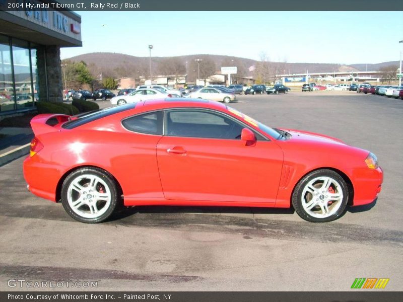 Rally Red / Black 2004 Hyundai Tiburon GT