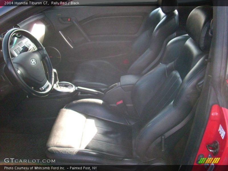 Rally Red / Black 2004 Hyundai Tiburon GT