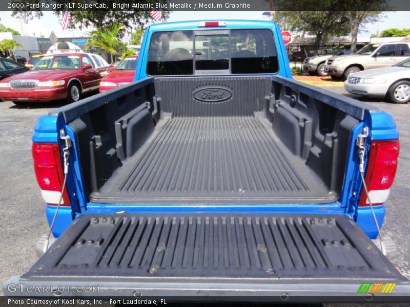 Bright Atlantic Blue Metallic / Medium Graphite 2000 Ford Ranger XLT SuperCab