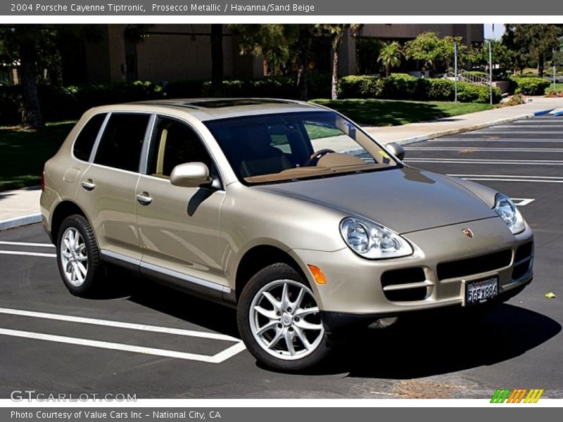 Prosecco Metallic / Havanna/Sand Beige 2004 Porsche Cayenne Tiptronic