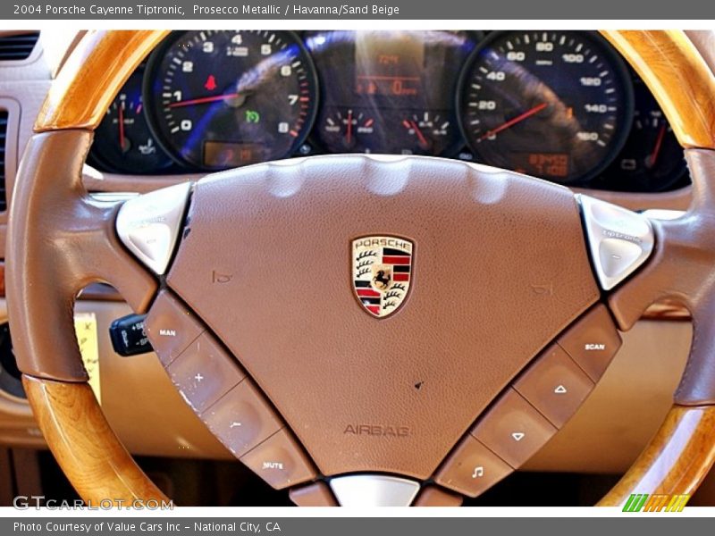 Prosecco Metallic / Havanna/Sand Beige 2004 Porsche Cayenne Tiptronic