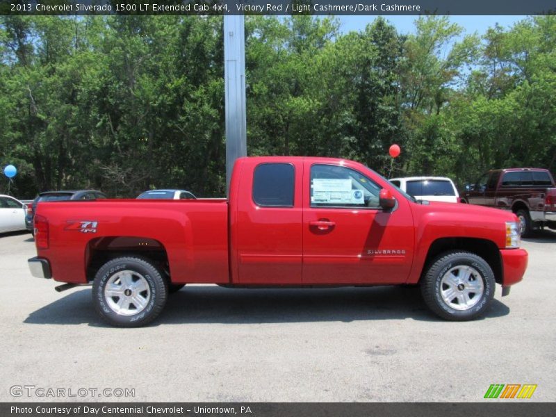 Victory Red / Light Cashmere/Dark Cashmere 2013 Chevrolet Silverado 1500 LT Extended Cab 4x4