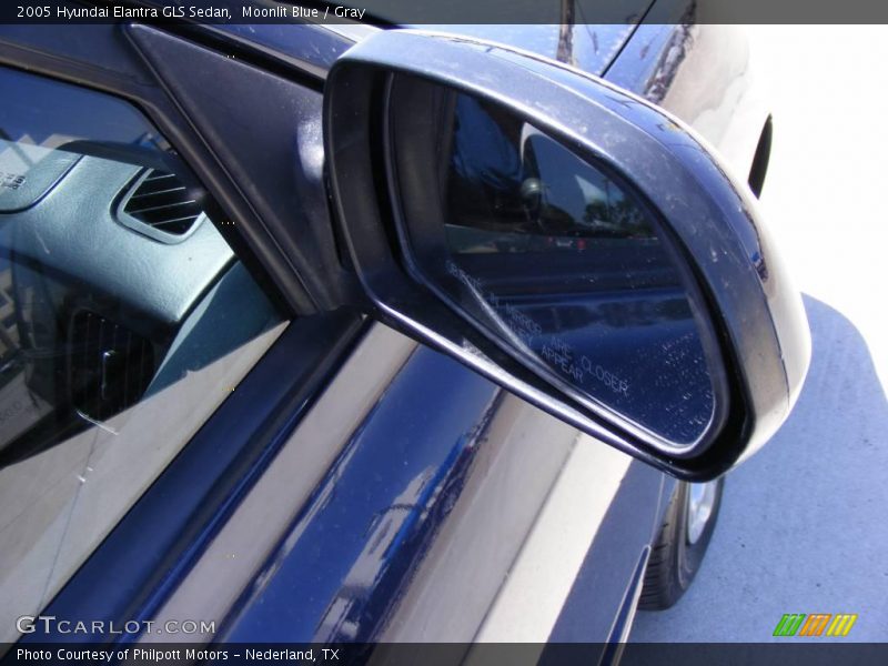 Moonlit Blue / Gray 2005 Hyundai Elantra GLS Sedan