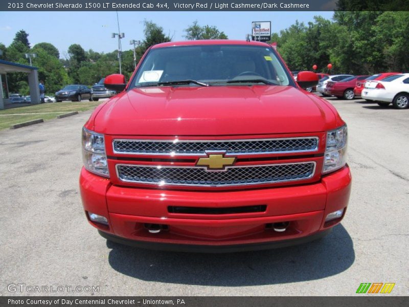 Victory Red / Light Cashmere/Dark Cashmere 2013 Chevrolet Silverado 1500 LT Extended Cab 4x4