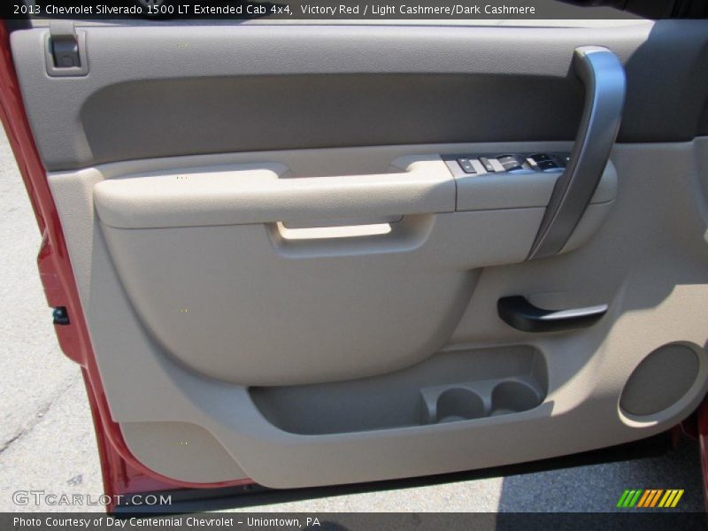 Victory Red / Light Cashmere/Dark Cashmere 2013 Chevrolet Silverado 1500 LT Extended Cab 4x4
